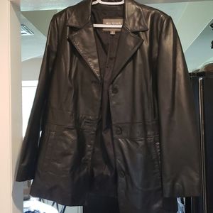 Genuine leather coat
